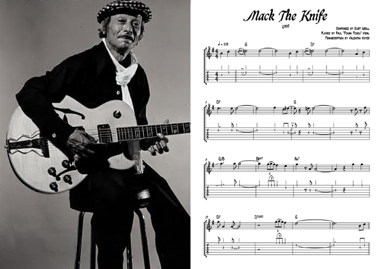 Mack The Knife Guitar Chords